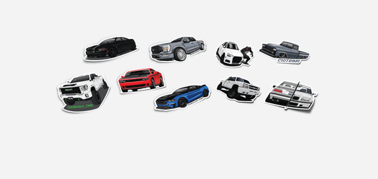 Cartoon Car Stickers